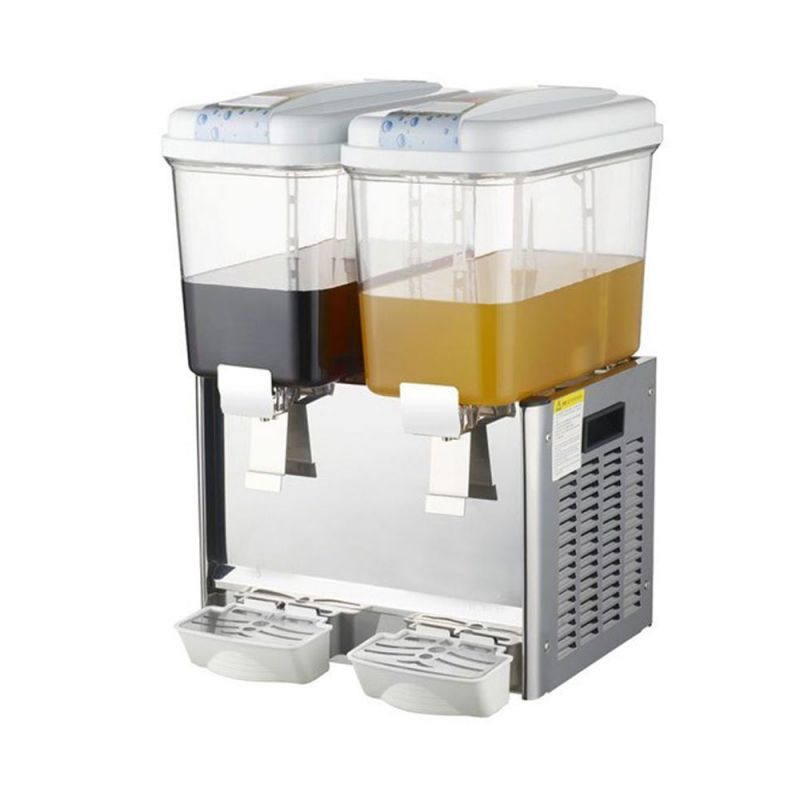 Commercial Juice Dispenser Commercial 2 Side 30L LP15-2 Silver