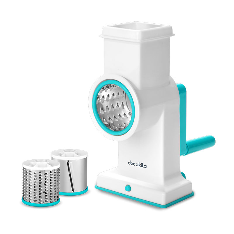 Decakila Manual Grater - SS Blade Easy to Use, Safety Design, Veggie Chopper, Onion Chopper, Vegetable Chopper with Container, KMTT086W