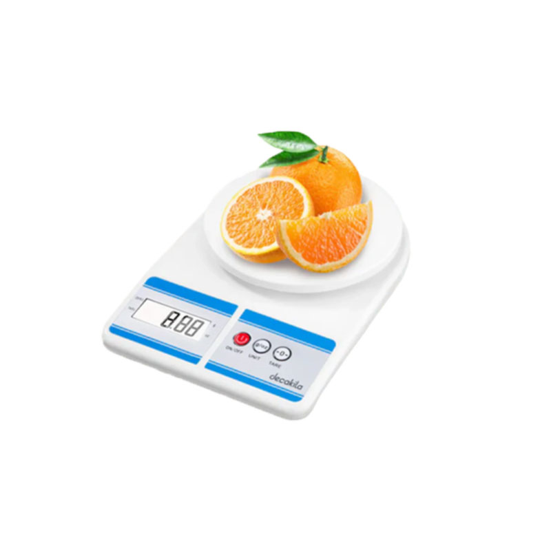 Decakila Kitchen Scale 2-5000G Digital Food Scale, High Precision Kitchen Scale, Measures in Grams and Ounces for Cooking and Baking KMTT091W