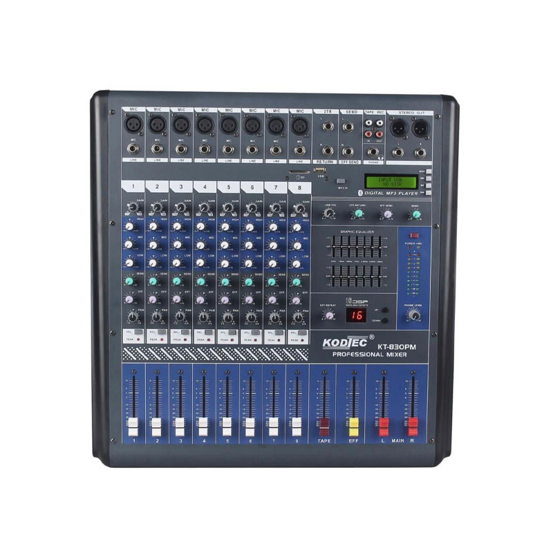 Kodtec Power Mixer 8ch KT-830PM