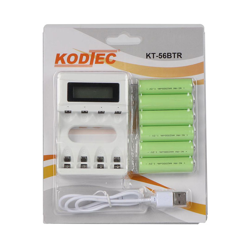 Kodtec Wireless Mic Charger and Battery Double A KT-56BTR