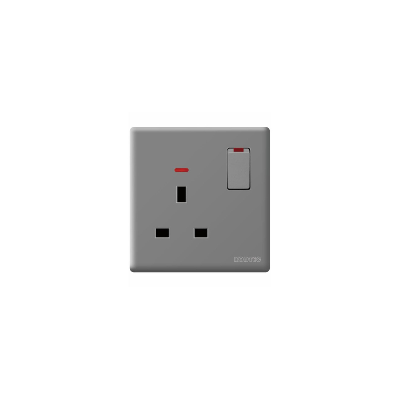 Kodtec Switch 1 Gang DP 25A Gray KT-9DP-SW