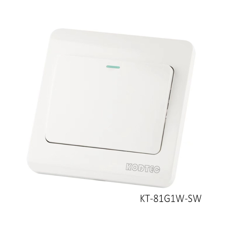 Kodtec Switch 1 Gang 1 Way KT-81G1W-SW