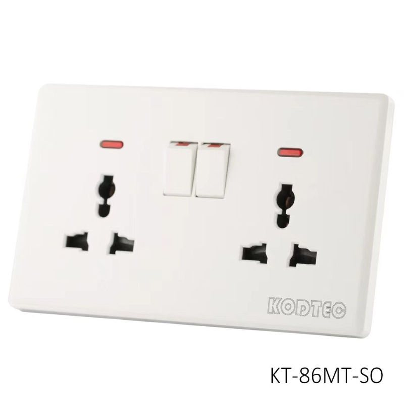 Kodtec Multi Socket Double 6 Pin KT-86MT-SO