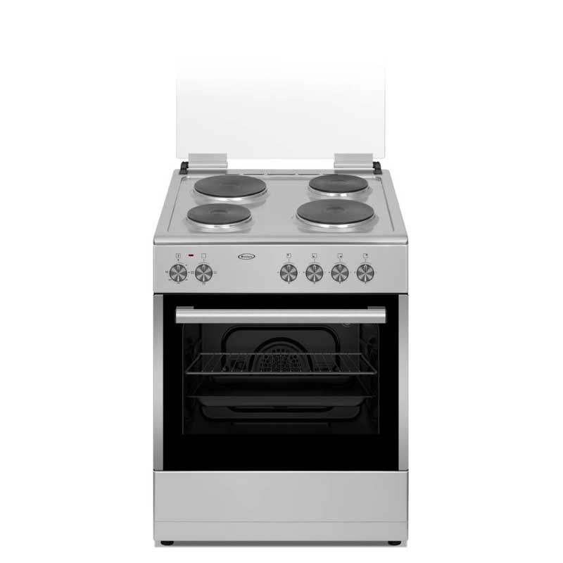 Venus Cooker 60 x 60cm 4 Electric Hot Plates with Electric Oven & Grill Stainless Steel VC6644ESD