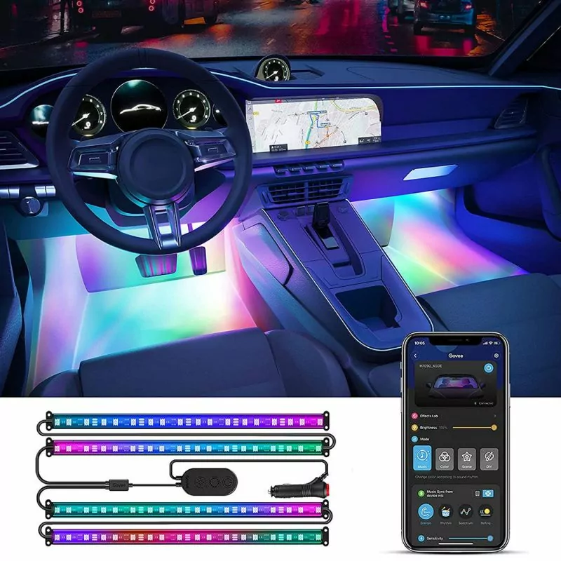 Govee RGBIC Interior Car Lights with App Control H7090