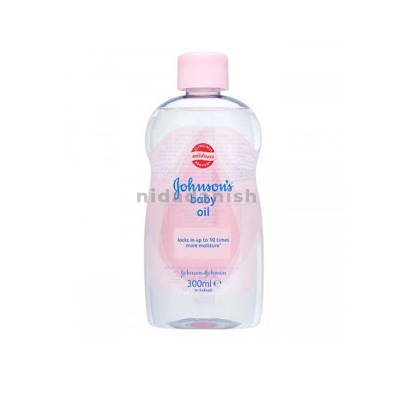 Johnsons Baby Oil, Moisturizes & Protects from Dryness, Gentle Formula, Dermatologist & Allergy Tested, Hypoallergenic, 300ml 2798