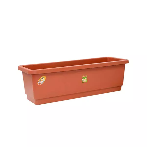 Lionstar Rectangular Flower Pot 900 x 320 x H 270MM FP-48 Plastic Planter Pot, Outdoors and Indoors Garden, Sturdy and Durable