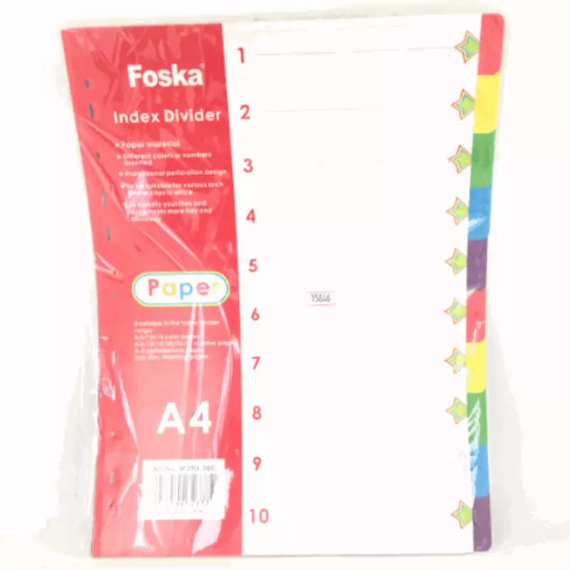 Foska Divider Manila 14 1-10 HF290-10C 15846