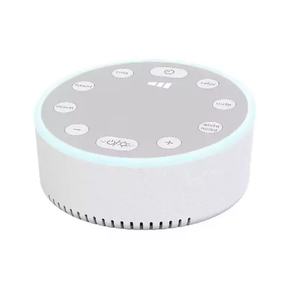 White Noise Sleep Sounder, White Noise Sleep Aid, Mood Regulation, Breathing Light Speaker, Portable And Compact, Comfortable To Sleep.