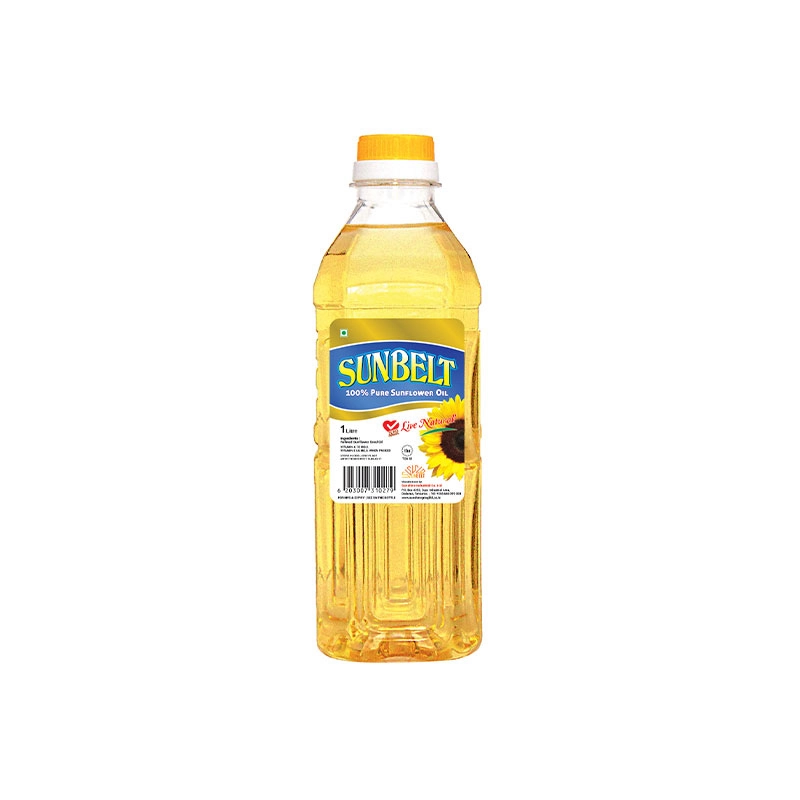 Sunbelt Sunflower Oil 1L Pet Bottle (Pack of 12)