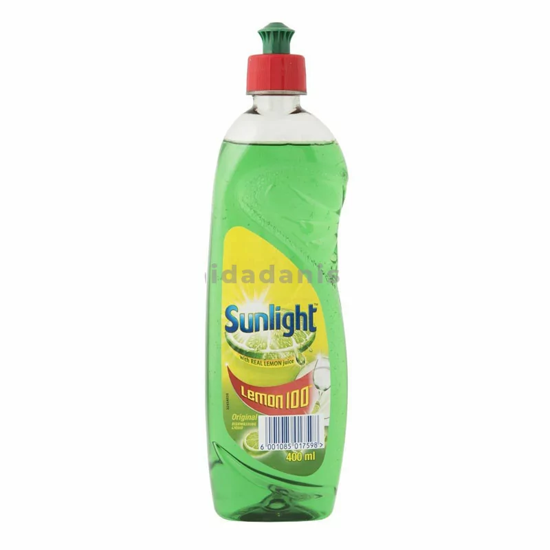 Sunlight Dishwashing Liquid 400ml Regular (Lemon)