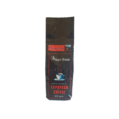 Magic Beans Espresso Ground Coffee 500gms Fresh Dark Roasted Coffee