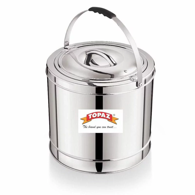 Topaz Tall Hotpot 20L Stainless Steel TH20 Thermo Container Insulated Stainless Steel Casserole Insulated Food Warmer Perfect for your Dining Table