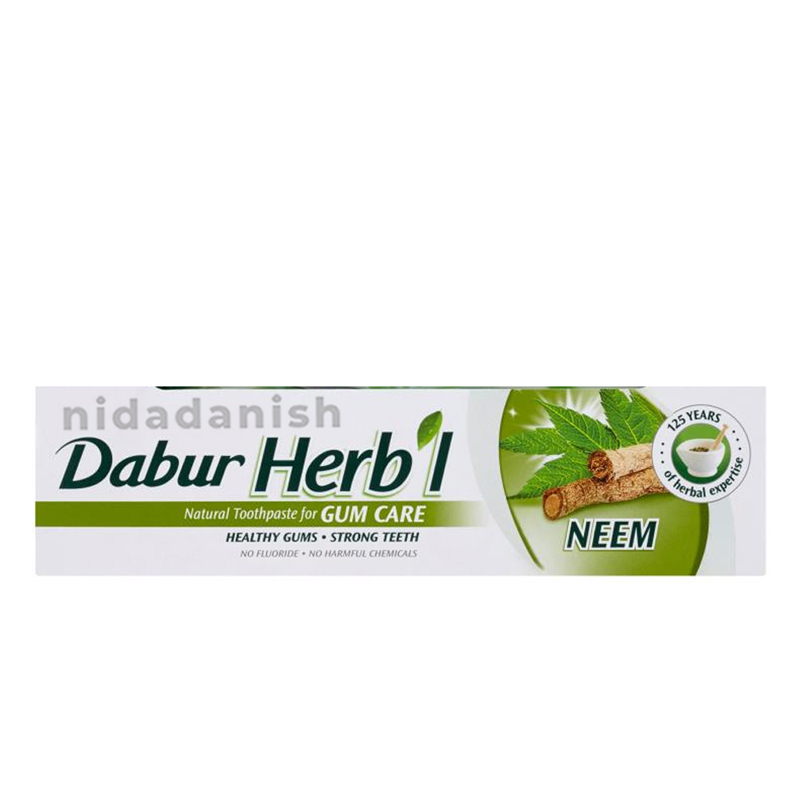 Dabur Herbal Toothpaste 150g No Brush Neem (Pack of 6)