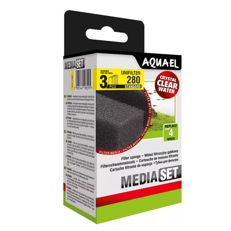 Aquael Replacement Sponge Media Set with Unifilter 280 Standard