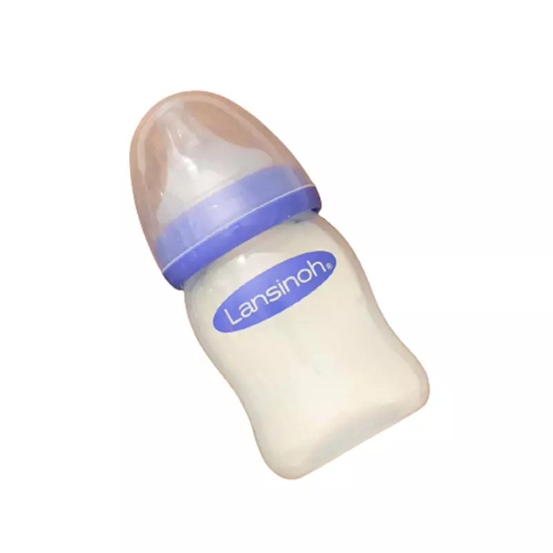 Lansinoh HPA Feeding Bottle with M Teat 240ml