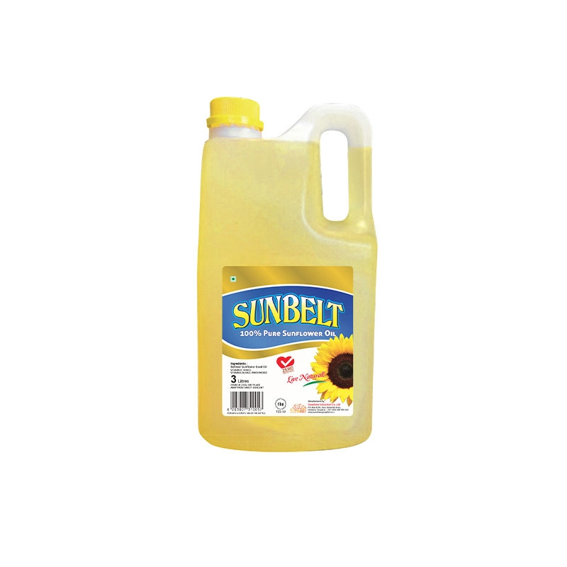 Sunbelt Sunflower Oil 3L Jerrycan (Pack of 6)