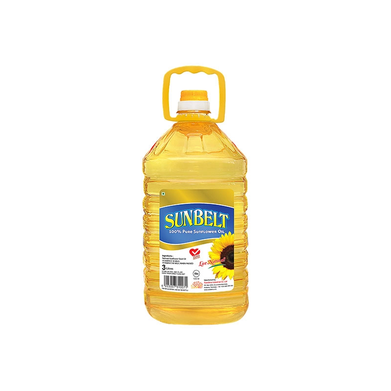 Sunbelt Sunflower Oil 3L Pet Bottle (Pack of 6)