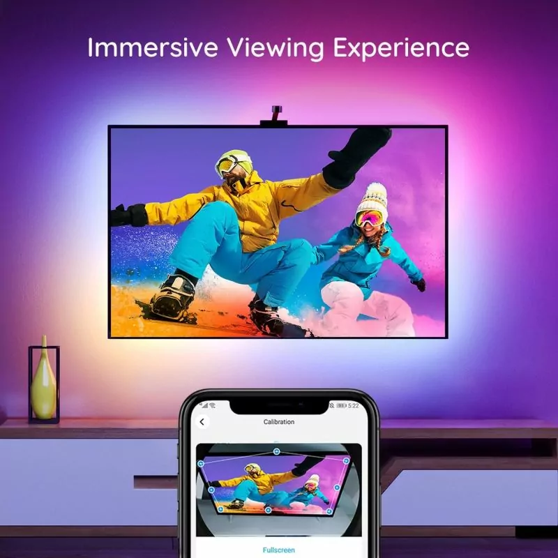 Govee Immersion WiFi DreamView T1 TV Backlight with Camera H6199