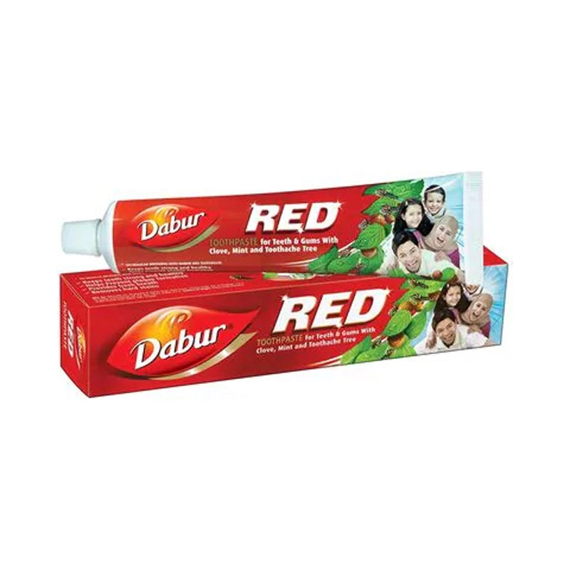 Dabur Toothpaste 200g with Brush Red (Pack of 6) DRPB200