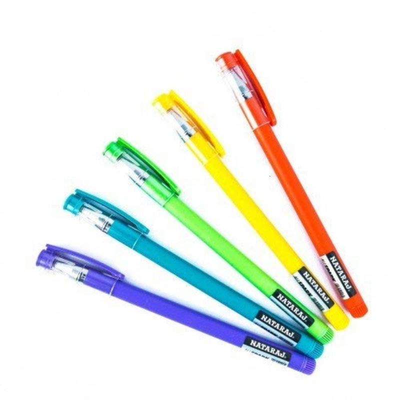 Nataraj All Spark Pen 0.7mm 5pcs Blue P06761