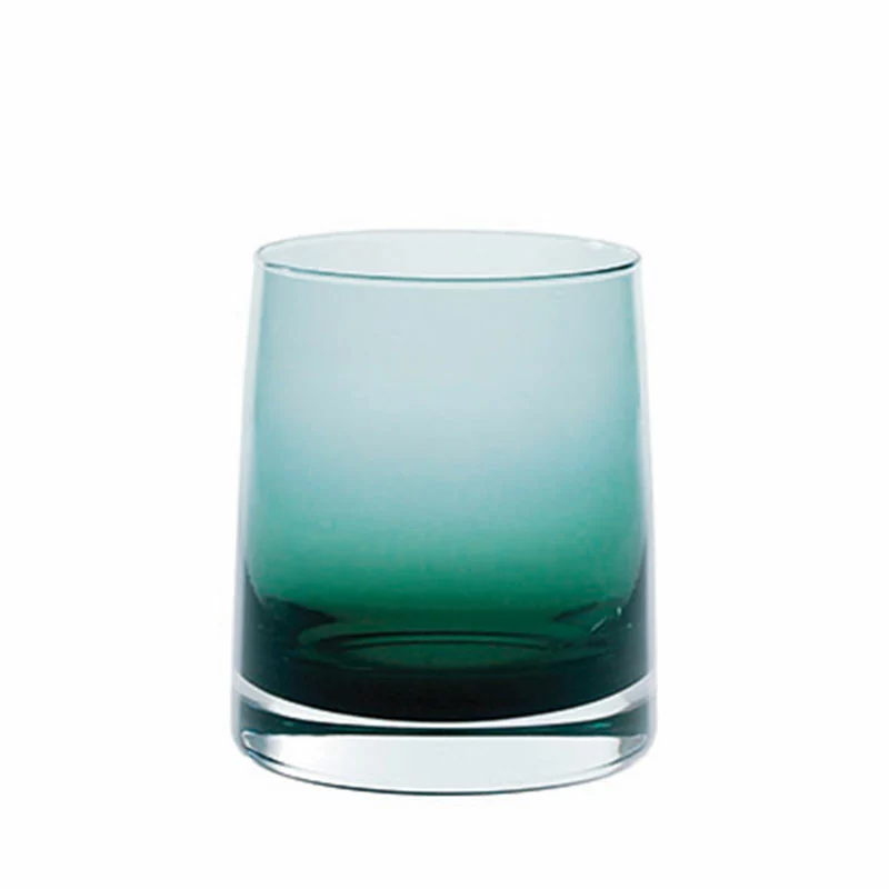 Ocean Glass 6pcs Contempo Dark Green 430ml Rock 41V0001 Hand Made Glass