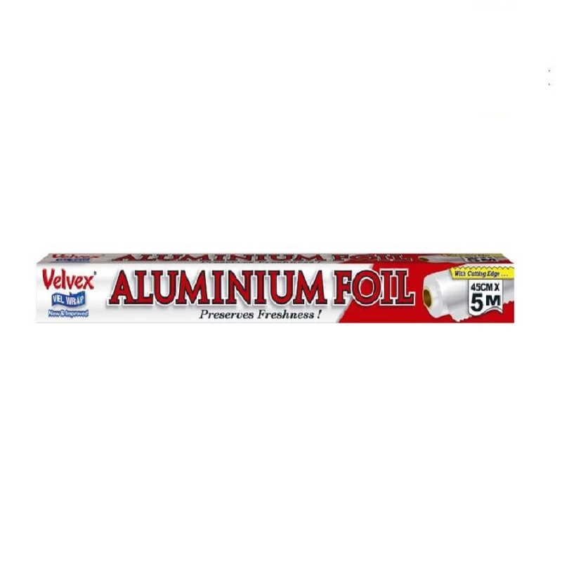 Velvex Aluminium Catering Foil 45cm x 5m Pack of 36