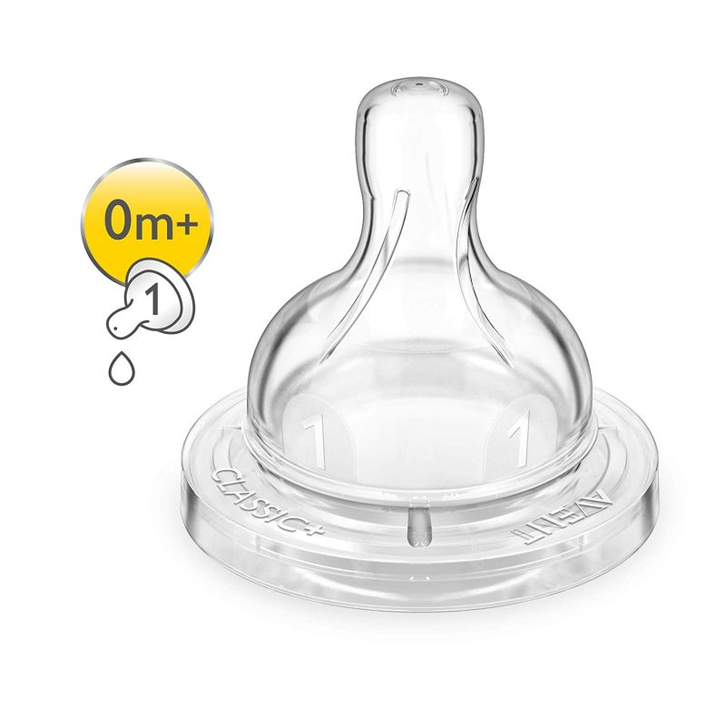 Philips Avent Teat Anti-Colic Newborn Flow 1 Hole 0m+ 2's 631/27