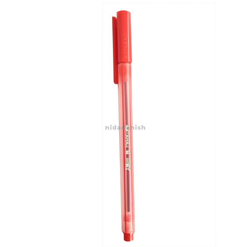 Nataraj Mist Pen 621 0.7mm 6pcs Red P06326