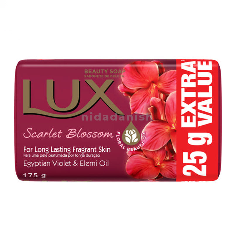 Lux Soap Scarlett Blossom 175g (Pack of 6)