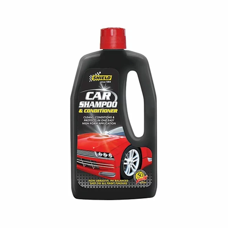 Shield-Auto Car Shampoo and Conditioner , Non-Abrasive, pH Balanced, Quick Foam, Easy Wash, Mild Scent, 1L SH313