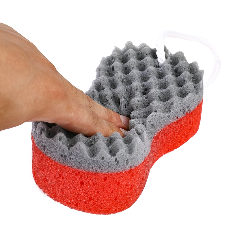 Oks Bath Sponge Body Scrub 16x9x5cm for Bathroom Massage Sponge Shower Brush OKS-1461