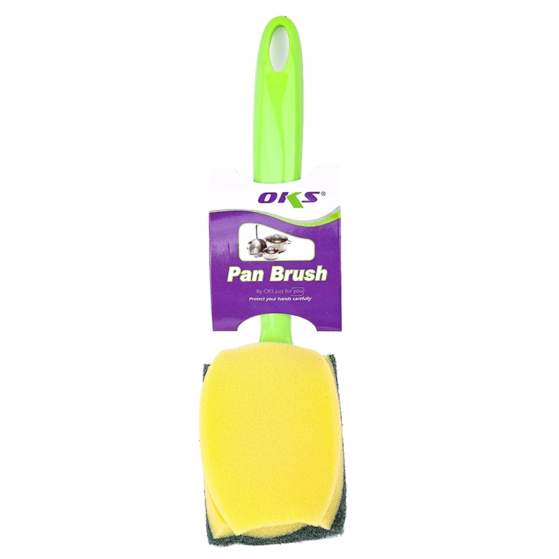 Oks Pan Brush Sponge Scourer Kitchen Cleaning Sponge, Non-Scratch Scrubber for Dishes OKS-706