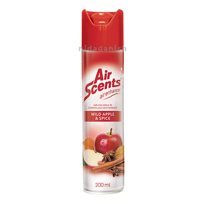 Shield-Home Air Scents Air Enhancer Aerosol 200ml Wild Apple N Spice SH1160