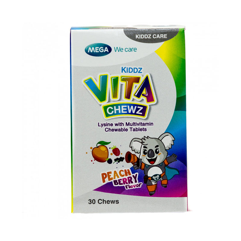 Mega Multi-Vitamins Kiddz Vita Chewz 30 Capsules 17482 NV