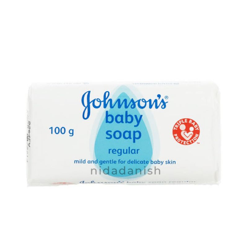 Johnsons Baby Soap Regular, Hypoallergenic, Formulated to be Gentle, Never Harsh, Dermatologist Tested, 100gm 2819