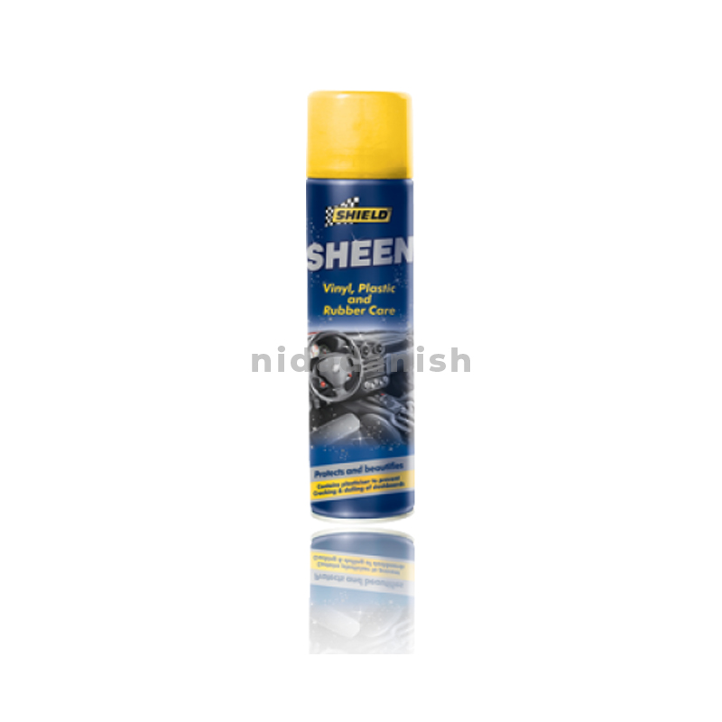 Shield-Auto Sheen Cockpit Spray, Vinyl Plastic & Rubber Care, Multi-Purpose Cleaner, Cherry 300ml Nu Car SH39