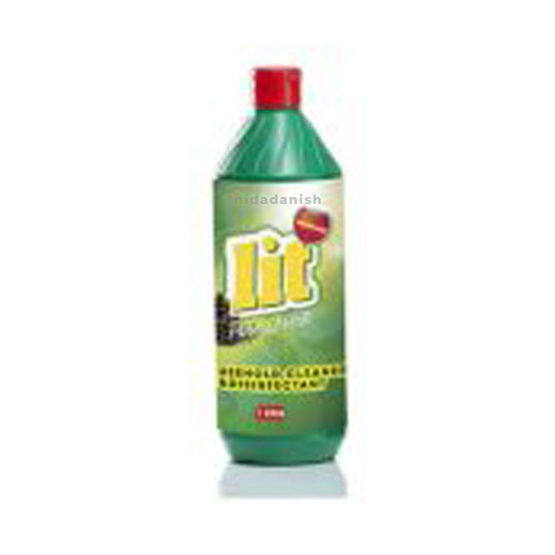 LIT Household Cleaner & Disinfectant for Tiles, Showers, Sinks & Kitchen Worktops Pine 1L