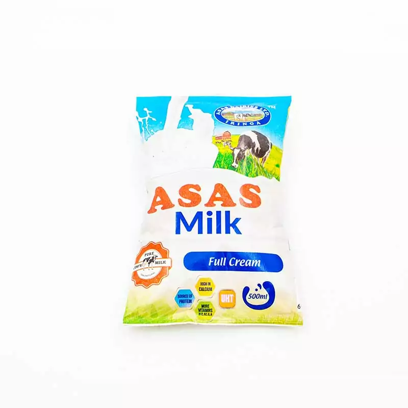 Asas UHT Fresh Milk 500ml Pack of 12