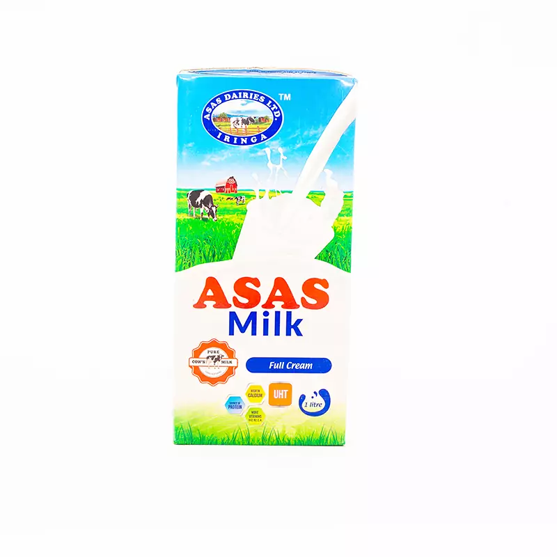 Asas UHT Fresh Milk 1L Pack of 12