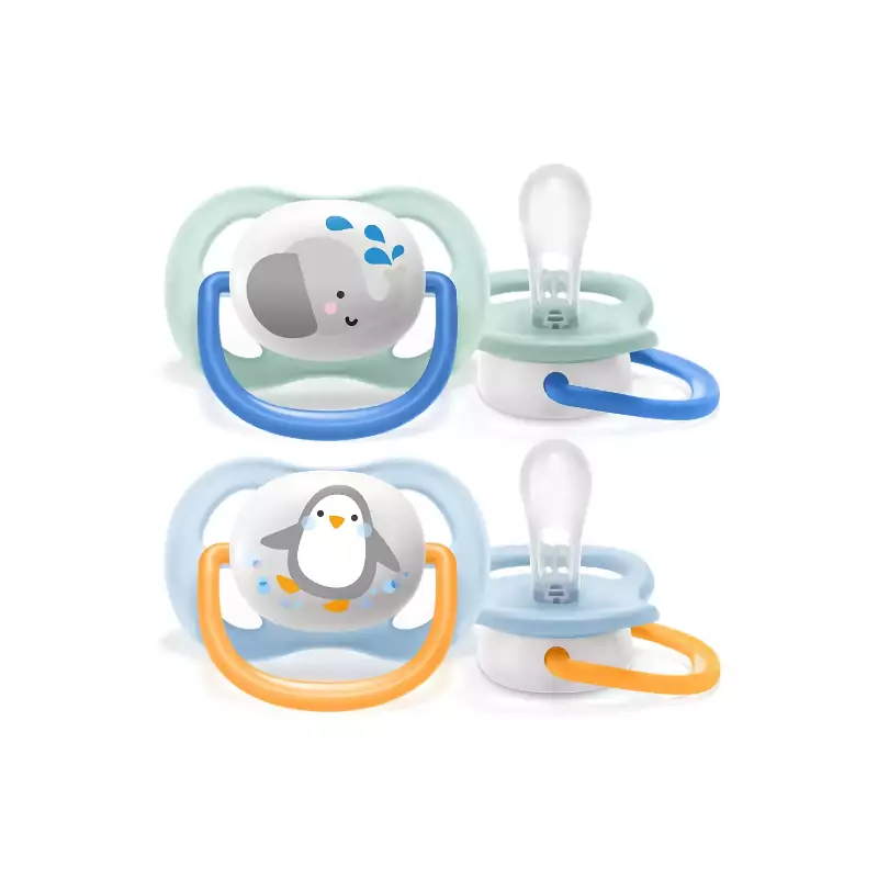 Philips Avent Soother Ultra Air Animals for Boy 0-6m 2's 080/05