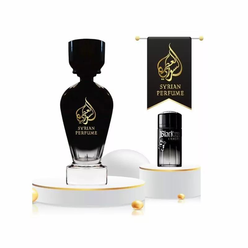 Syrian Perfume Black XS L'Exces 75ml For Him