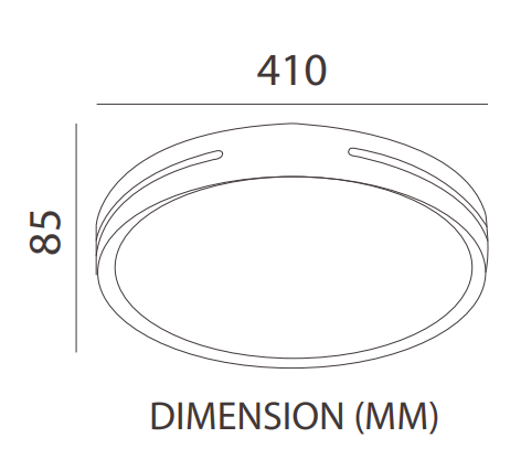 Tronic Round LED 3 Changeable (3 Shades) Light