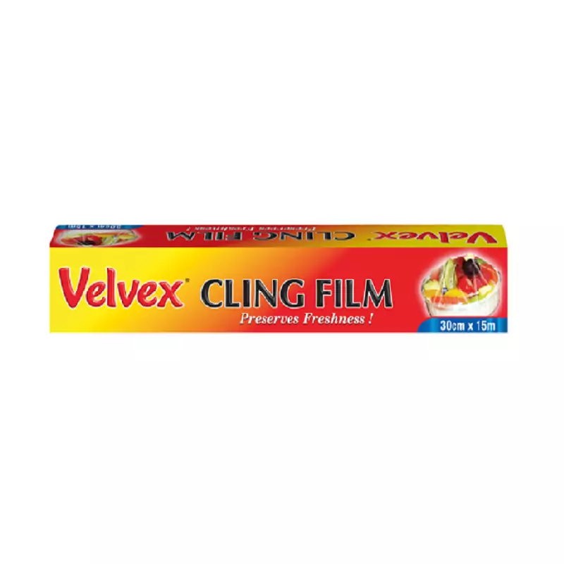 Velvex Cling Film 30cm by 15m Pack of 24