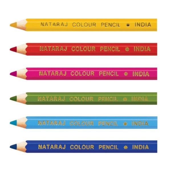 Nataraj Colour Pencil Small 12 Colours P01660