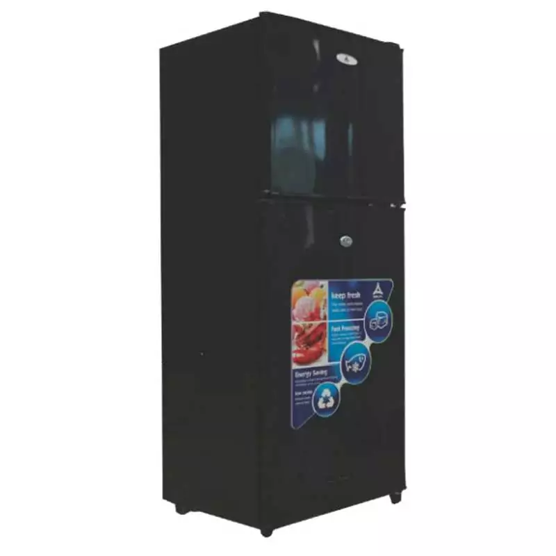 Delta Refrigerators 112L Double Door Defrost Black DRF-110.BK