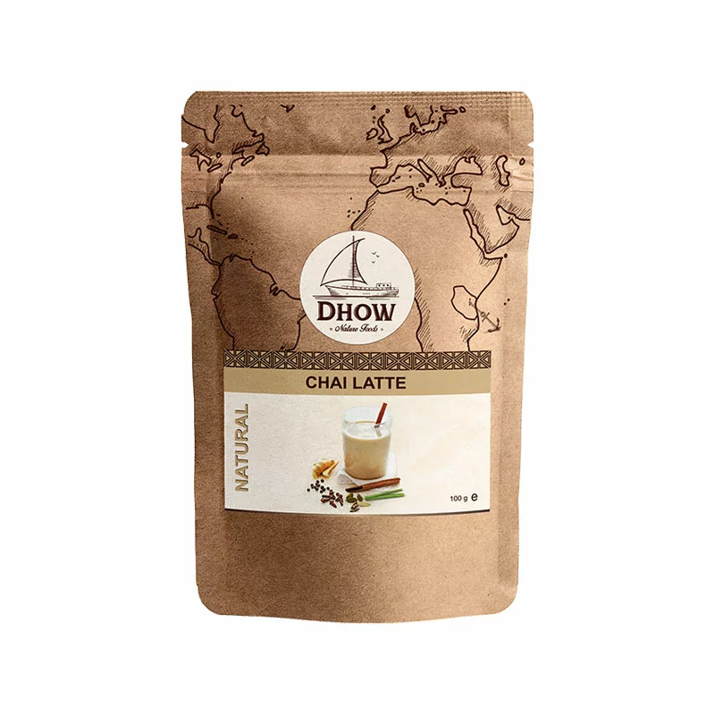 Dhow Organic Chia Latte Powder (Ginger, Lemongrass, Cardamom, Clove, Cinnamon) 100g