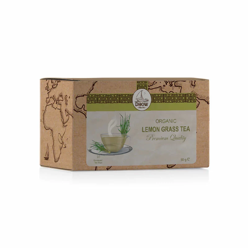 Dhow Organic Herbal Infusion Tea Lemongrass 25bags/box