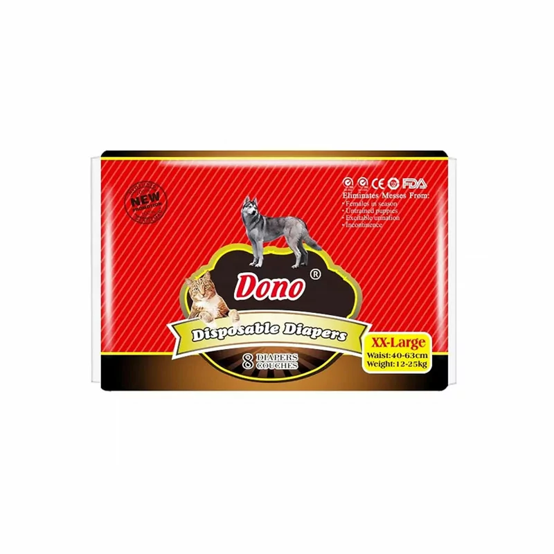 Dono Pet Disposable Diaper for Female XXL 12-25kg Leakproof 8pcs